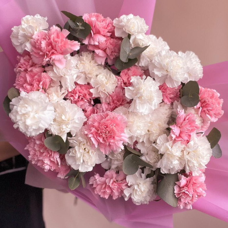 Букет_Белорозовый сад